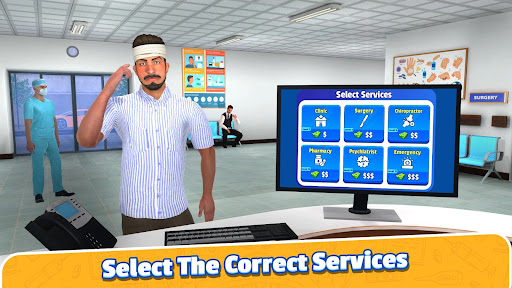 Shifokor qabulxonasi simulyatsiyasi